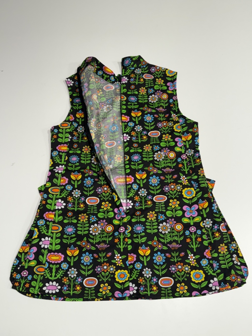 Nooworks Awesome Blossom Print, Sleeveless Tunic, Size Small - Picture 7 of 14